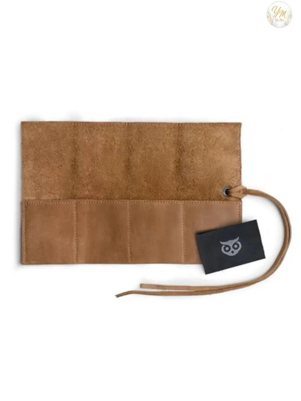 Leather Watch Roll Organizer Holds 4 Watches Handmade Travel Case